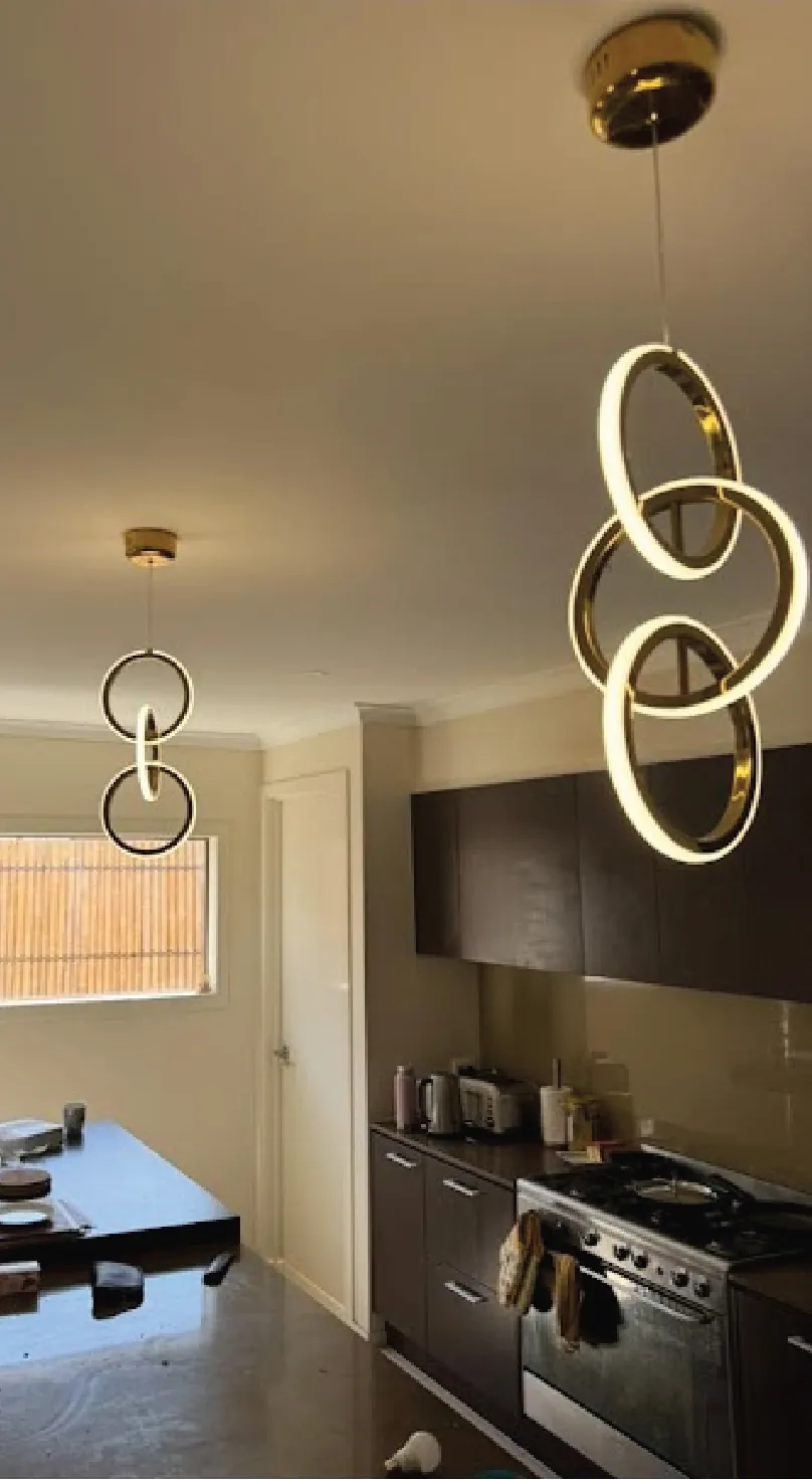 Feature pendant lighting install by Near Me Electrical